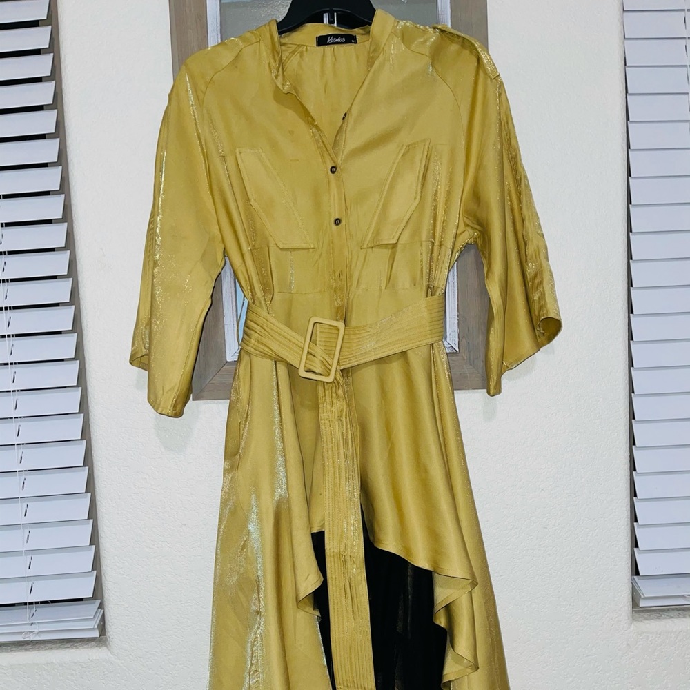 Dress/Trench Jacket with Tulle